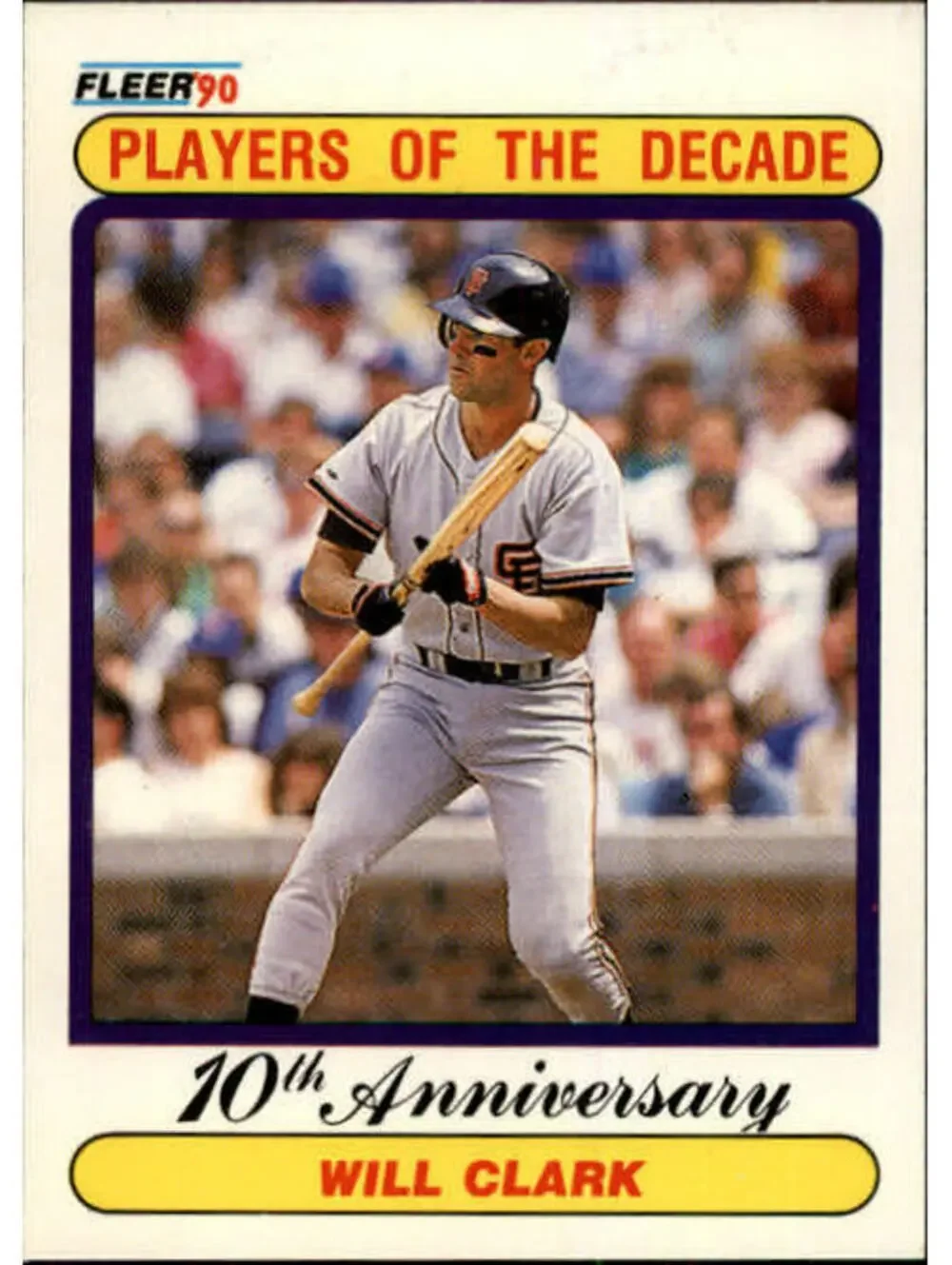 1990 Will Clark Fleer Baseball Card #630